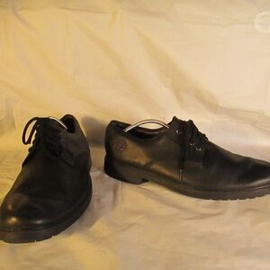 Timberland Black Leather Oxfords